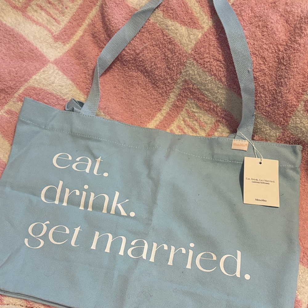 Blue Tote Bag